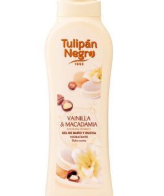 Gel de baño Tulipan Negro Vainilla y Macadamia
