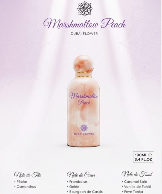 Marshmallow Peach de Dubai Flower