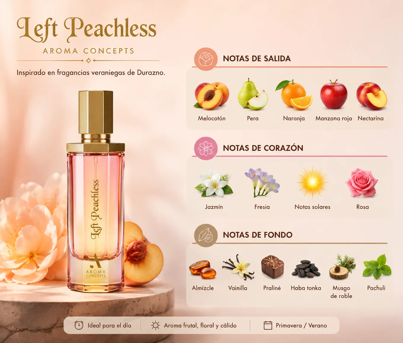 Left Peachless de Aroma Concepts