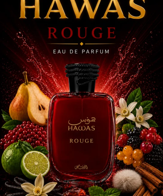 Perfumes Árabes 10 Hawas Rouge de Rasasi