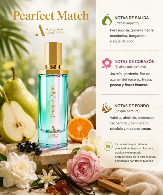 Perfumes Árabes 16 Pearfect Match de Aroma Concepts